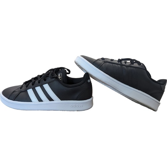 adidas Other - Adidas Grand Court Base white stripes on outside black on inside size 7
